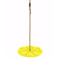 Swingan Cool Disc Swing With Adjustable Rope - Fully Assembled - Yellow SWDSR-YL